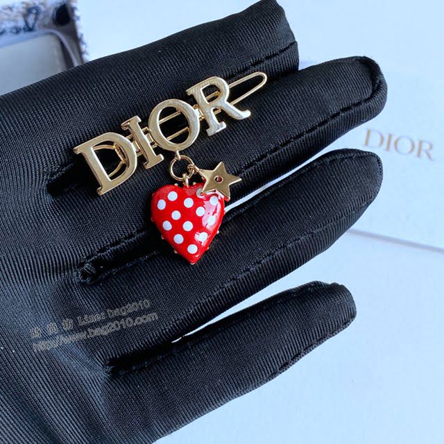 Dior飾品 迪奧經典熱銷款草莓髮夾系列 套裝  zgd1221